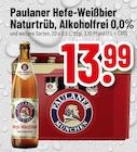 Trinkgut Hünstetten - Hefe-Weißbier Naturtrüb, Alkoholfrei 0,0% Angebot im Prospekt Hefe-Weißbier Naturtrüb, Alkoholfrei 0,0% bei Trinkgut im Hünstetten Prospekt für 13,99 €