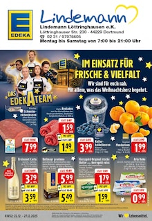 Aktueller EDEKA Prospekt für Dortmund mit  Seiten