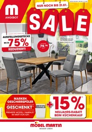Möbel Martin Prospekt für Rüsselsheim mit 12 Seiten Möbel Martin Prospekt für Rüsselsheim: "SALE", 12 Seiten, 08.01.2025 - 21.01.2025