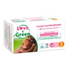 Couches hypoallergéniques - LOVE & GREEN en promo chez Carrefour Market Niort à 9,89 €