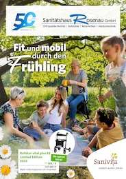 Sanitätshaus Rosenau GmbH Prospekt für Henstedt-Ulzburg: "Fit und mobil durch den Frühling", 6 Seiten, 13.03.2025 - 31.05.2025