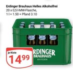 Helles Alkoholfrei im Angebot bei GLOBUS in Weimar Helles Alkoholfrei Angebote von Erdinger Brauhaus bei GLOBUS Weimar für 14,99 €
