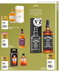 Prix et réduction Jack Daniel's dans le prospectus Carrefour en cours Offre Jack Daniel's dans le catalogue Carrefour du moment à la page 31
