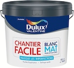 Peinture murs et plafonds blanc mat - DULUX VALENTINE en promo chez Mr.Bricolage Peinture murs et plafonds blanc mat - DULUX VALENTINE dans le catalogue Mr.Bricolage