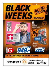 Fernseher im expert Prospekt "Top Angebote" mit 8 Seiten (Hagen (Stadt der FernUniversität))