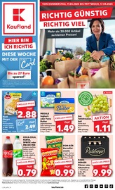 Aktueller Kaufland Supermarkt Prospekt in Nörten-Hardenberg und Umgebung, "Aktuelle Angebote" mit 52 Seiten, 11.04.2024 - 17.04.2024