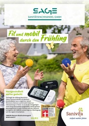 Sage Sanitätsfachhandel GmbH Prospekt: "Fit und mobil durch den Frühling", 6 Seiten, 13.03.2024 - 31.05.2024