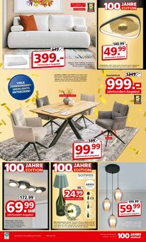 Couch im Segmüller Prospekt "2+1 gratis" mit 8 Seiten (Augsburg)