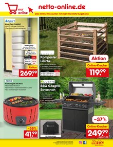 Gasgrill im Netto Marken-Discount Prospekt "Aktuelle Angebote" mit 60 Seiten (Stuttgart)