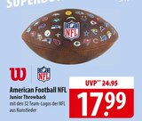 American Football NFL Junior Throwback bei famila Nordost im Munster Prospekt für 17,99 €