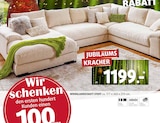 Polstermöbel Fischer - Wohnlandschaft Stoff Angebot im Prospekt Wohnlandschaft Stoff bei Polstermöbel Fischer im Prospekt "" für 1.199,00 €