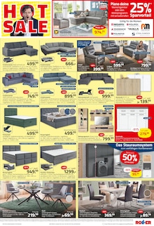 Sitzmöbel im aktuellen ROLLER Prospekt (Koblenz) Sitzmöbel im ROLLER Prospekt "HOT SALE" mit 16 Seiten (Koblenz)