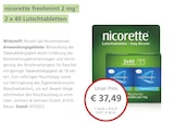 nicorette freshmint 2 mg bei LINDA im Prospekt "" für 37,49 €