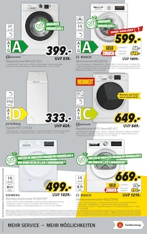 Waschmaschine im MEDIMAX Prospekt "FÜR MICH MUSS ES EINFACH RUND LAUFEN!" mit 11 Seiten (Eberswalde)