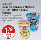 Sahne-/ Grießpudding, Milchreis im V-Markt Prospekt Sahne-/ Grießpudding, Milchreis von Dr. Oetker im aktuellen V-Markt Prospekt für 1,79 €