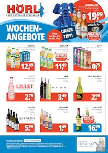 Getränke Hörl Siegenburg Prospekt der aktuellen Woche, gültig von 04.06.2026 bis 10.06.2026 Aktueller Getränke Hörl Siegenburg Prospekt "HÖRL. DER GETRÄNKE SPEZIALIST" mit 3 Seiten