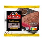 2 pavés de bœuf marinés aux 3 poivres CHARAL en promo chez Carrefour Market 2 pavés de bœuf marinés aux 3 poivres CHARAL dans le catalogue Carrefour Market