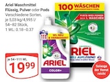 Aktuelles Waschmittel Flüssig Angebot bei GLOBUS in Duisburg ab 19,99 €