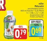 nah und gut Freihung - Müllermilch Angebot im Prospekt Müllermilch bei nah und gut im Freihung Prospekt für 0,69 €