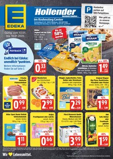 EDEKA Prospekt der Woche "Top Angebote" Seite 1, 13.01.2025 bis 18.01.2025 für Hamburg Aktueller EDEKA Prospekt "Top Angebote" Seite 1 von 24 Seiten für Hamburg