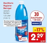 Hygiene-Reiniger von DanKlorix für 2,29 € bei Netto Marken-Discount im Angebot Hygiene-Reiniger von DanKlorix im aktuellen Netto Marken-Discount Prospekt