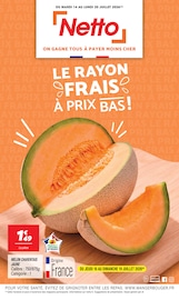 Promos Légume dans le catalogue "LE RAYON FRAIS À PRIX BAS !" de Netto à la page 1 Promos Légume dans le catalogue "LE RAYON FRAIS À PRIX BAS !" de Netto à la page 1