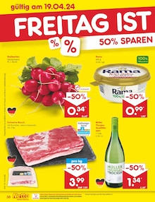 Schweinebauch im Netto Marken-Discount Prospekt "Aktuelle Angebote" mit 49 Seiten (Erfurt)