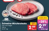 Schweine-Minutensteaks im Angebot bei Netto Marken-Discount in Gera Schweine-Minutensteaks Angebote von Gut Ponholz bei Netto Marken-Discount Gera für 2,29 €