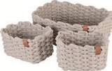 Aufbewahrungskorb-Set von LIVARNO für 12,99 € bei Lidl im Angebot Aufbewahrungskorb-Set von LIVARNO im aktuellen Lidl Prospekt