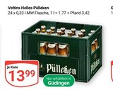 Helles Pülleken Angebote von Veltins bei GLOBUS St. Ingbert für 13,99 €