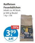 Feuerbällchen von Raiffeisen im aktuellen V-Markt Prospekt für 3,99 €