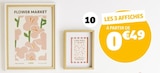 Promo 3 affiches à 0,49 € dans le catalogue Gifi à Lourdes