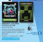 Minecraft - les livres officiels du film - Gallimard jeunesse en promo chez E.Leclerc Minecraft - les livres officiels du film - Gallimard jeunesse dans le catalogue E.Leclerc