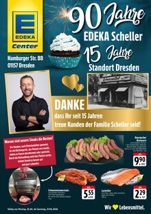 Bratwurst im E center Prospekt "Wir lieben Lebensmittel!" mit 2 Seiten (Dresden)