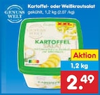 Kartoffel- oder Weißkrautsalat im Netto Marken-Discount Prospekt Kartoffel- oder Weißkrautsalat von Genuss Welt im aktuellen Netto Marken-Discount Prospekt für 2,49 €