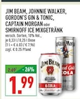 Jim Beam, Johnnie Walker, Gordon's Gin & Tonic, Captain Morgan oder Smirnoff Ice Mixgetränk Angebote bei Marktkauf Hagen für 1,99 €