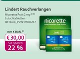 Fruit 2 mg Lutschtabletten Angebote von Nicorette bei mea - meine apotheke Leverkusen für 30,00 €
