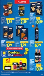 Prix et réduction Bar dans le prospectus Lidl en cours Offre Bar dans le catalogue Lidl du moment à la page 21