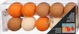 Lichterkette Wabenbälle, orange/beige (10er) Angebote von Dekorieren & Einrichten bei dm-drogerie markt Memmingen für 5,95 €