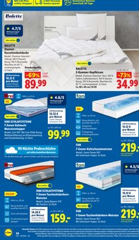 Kopfkissen im aktuellen Lidl Prospekt (Stuttgart) Kopfkissen im Lidl Prospekt "LIDL LOHNT SICH" mit 71 Seiten (Stuttgart)