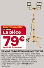 Double Projecteur LED sur Trépied dans le catalogue Gedimat
