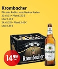 Aktuelle Bier Angebote bei Getränke Hoffmann in Rheine Aktuelles Pils oder Radler Angebot bei Getränke Hoffmann in Rheine ab 14,99 €