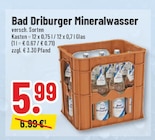 Trinkgut Detmold - Bad Driburger Mineralwasser Angebot im Prospekt Bad Driburger Mineralwasser bei Trinkgut im Detmold Prospekt für 5,99 €