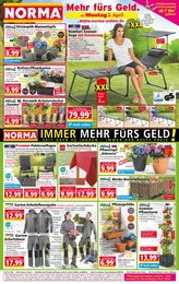 Discounter Prospekt von Norma Eschweiler Norma Prospekt: "Mehr fürs Geld", 16 Seiten, 03.04.2023 - 08.04.2023