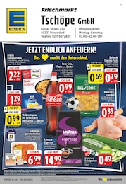 EDEKA Prospekt für Düsseldorf mit 25 Seiten EDEKA Prospekt für Düsseldorf: "Aktuelle Angebote", 25 Seiten, 15.06.2026 - 20.06.2026
