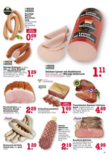 Wurst im E center Prospekt "Aktuelle Angebote" mit 34 Seiten (Heidelberg)