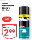 Rasierschaum Sensitive Angebote von Gillette bei GLOBUS Gera für 2,99 €