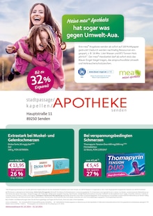 Aktueller mea - meine apotheke Senden Prospekt "Unsere Oktober-Angebote" mit 4 Seiten