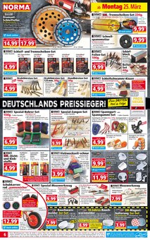 Winkelschleifer im Norma Prospekt "Mehr fürs Geld" mit 15 Seiten (Bochum)