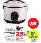 Cuiseur à riz - Siméo dans le catalogue Hyper U